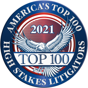 America's Top 100 High Stakes Litigators Award 2021 for Greg Sewell
