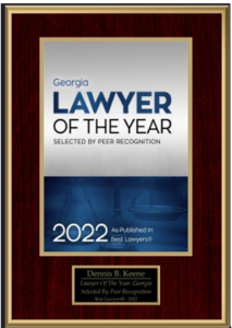 Georgia Lawyer of the year 2022 - Dennis Keene
